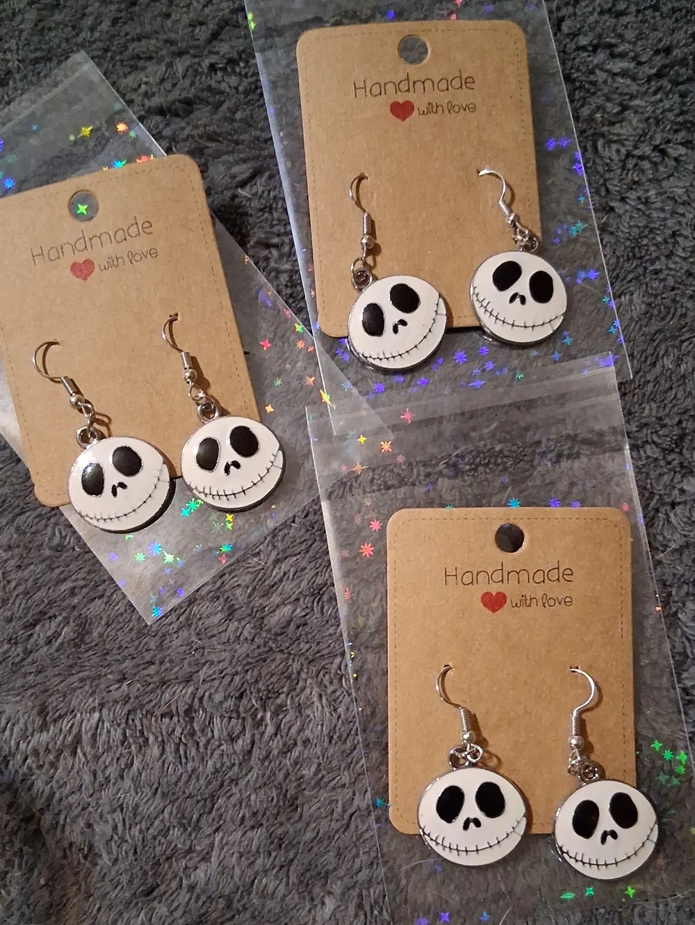 $8 Each Or Bundle 5/$20 Nightmare Before Christmas Themed Handmade Earrings